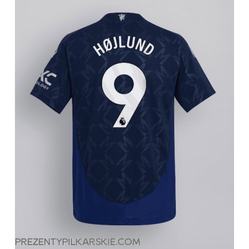Stroje piłkarskie Manchester United Rasmus Hojlund #9 Koszulka Wyjazdowej 2024-25 Krótki Rękaw